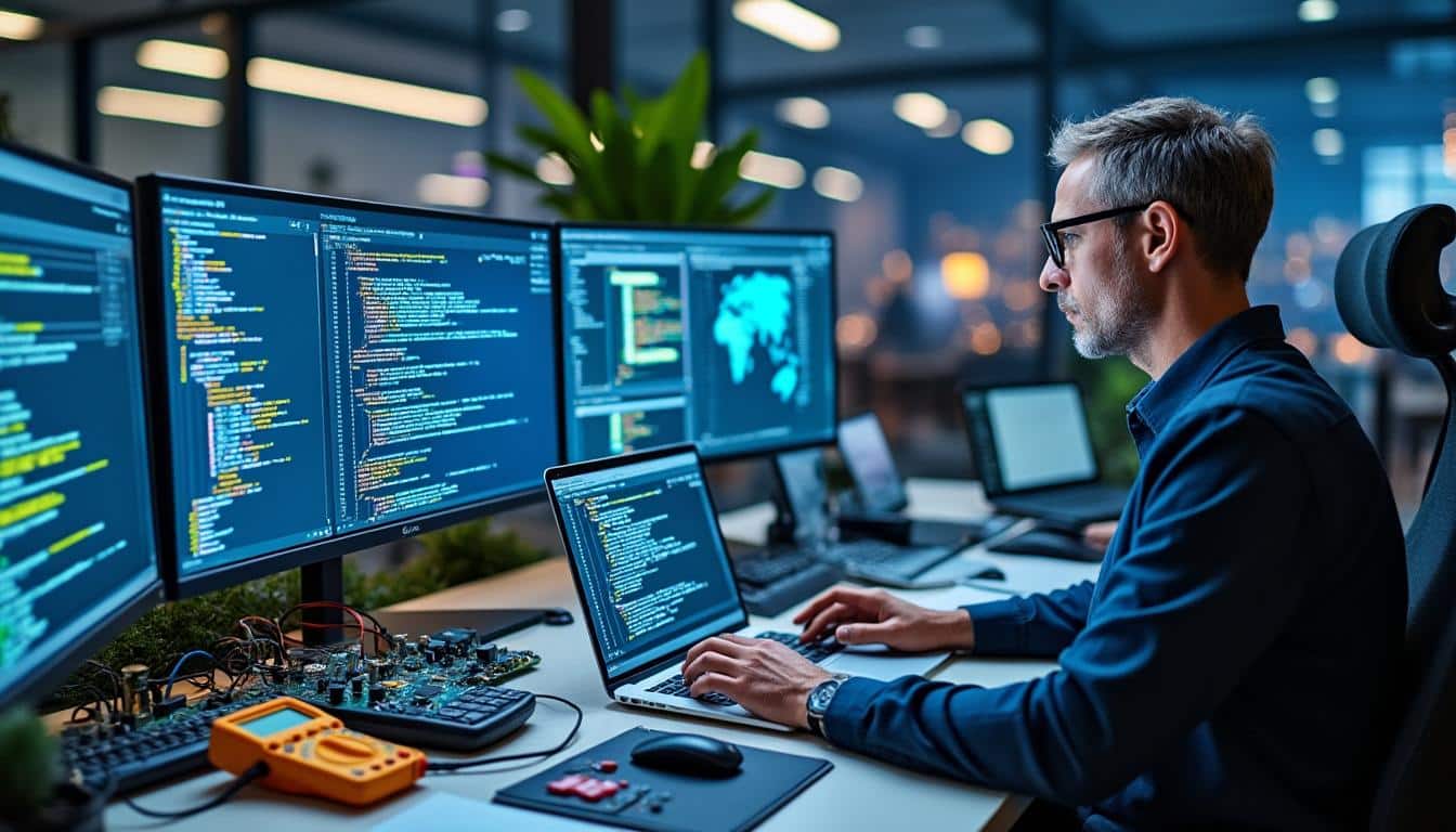 découvrez le métier de développeur embarqué, un expert essentiel dans le domaine des systèmes intégrés. explorez ses compétences, ses défis quotidiens et son rôle crucial dans l'innovation technologique.