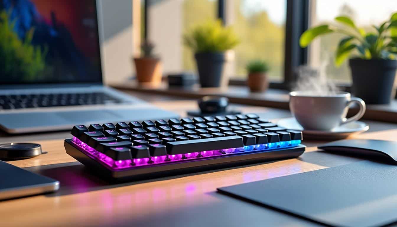 découvrez pourquoi le clavier keychron k1 est le choix idéal pour votre bureau. alliant design élégant, confort d'utilisation et technologie avancée, il répond à tous vos besoins de productivité tout en ajoutant une touche de style à votre espace de travail.