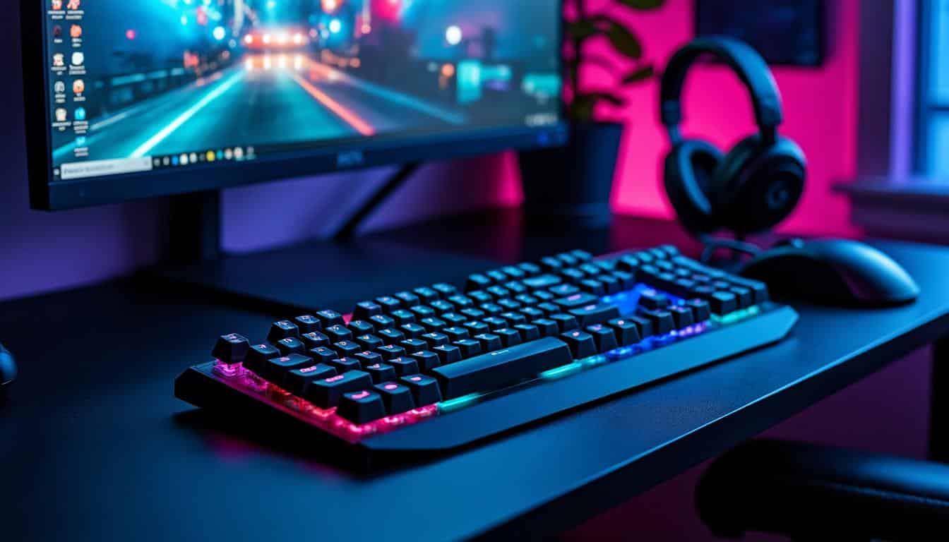 découvrez le clavier gaming logitech, conçu pour offrir précision et confort aux gamers. profitez d'une technologie avancée, d'un éclairage personnalisable et d'une durabilité inégalée pour une expérience de jeu inoubliable.