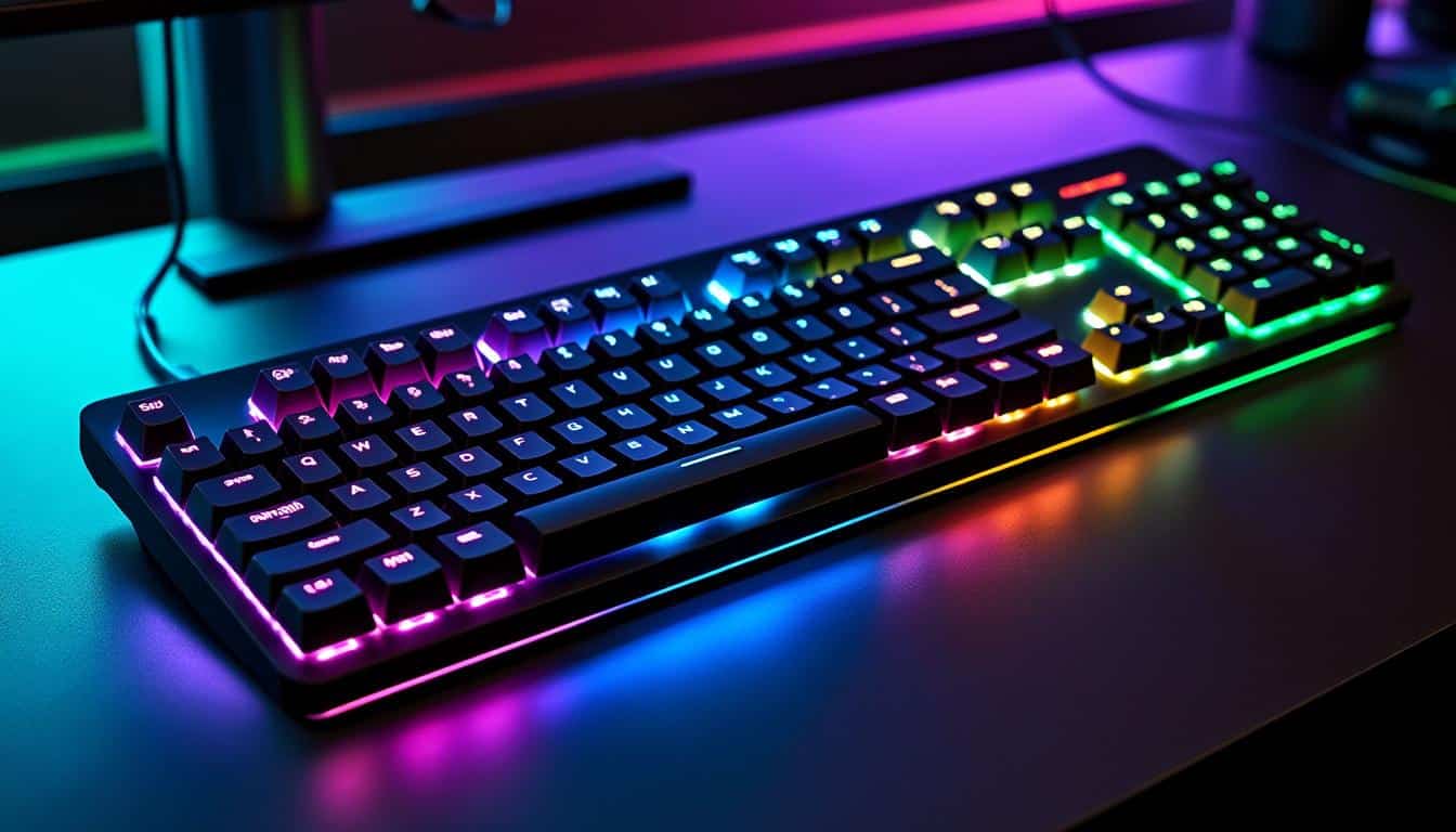 découvrez la gamme de claviers razer avec rétroéclairage rgb, alliant performance et esthétique. idéaux pour les gamers, ces claviers personnalisables offrent des lumières vives et des fonctionnalités avancées pour améliorer votre expérience de jeu.