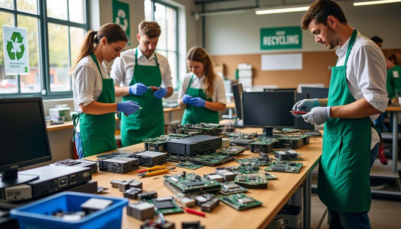 découvrez comment le recyclage informatique contribue à l'environnement grâce aux associations qui récupèrent vos vieux ordinateurs. apprenez les avantages de donner une seconde vie à vos équipements et participez à une démarche écoresponsable.