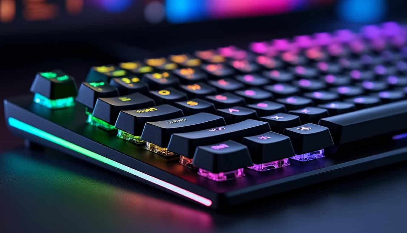 découvrez le clavier steelseries apex 7, alliant performance et confort. avec ses touches mécaniques personnalisables, son éclairage rgb dynamique et sa conception durable, il est idéal pour les gamers cherchant à améliorer leur expérience de jeu. plongez dans l'univers steelseries et transformez votre façon de jouer !