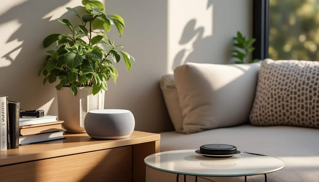 découvrez google nest audio, l’enceinte connectée intelligente de google. profitez d’un son de haute qualité, contrôlez votre maison avec la voix, écoutez votre musique préférée et facilitez votre quotidien grâce à l’assistant google intégré.
