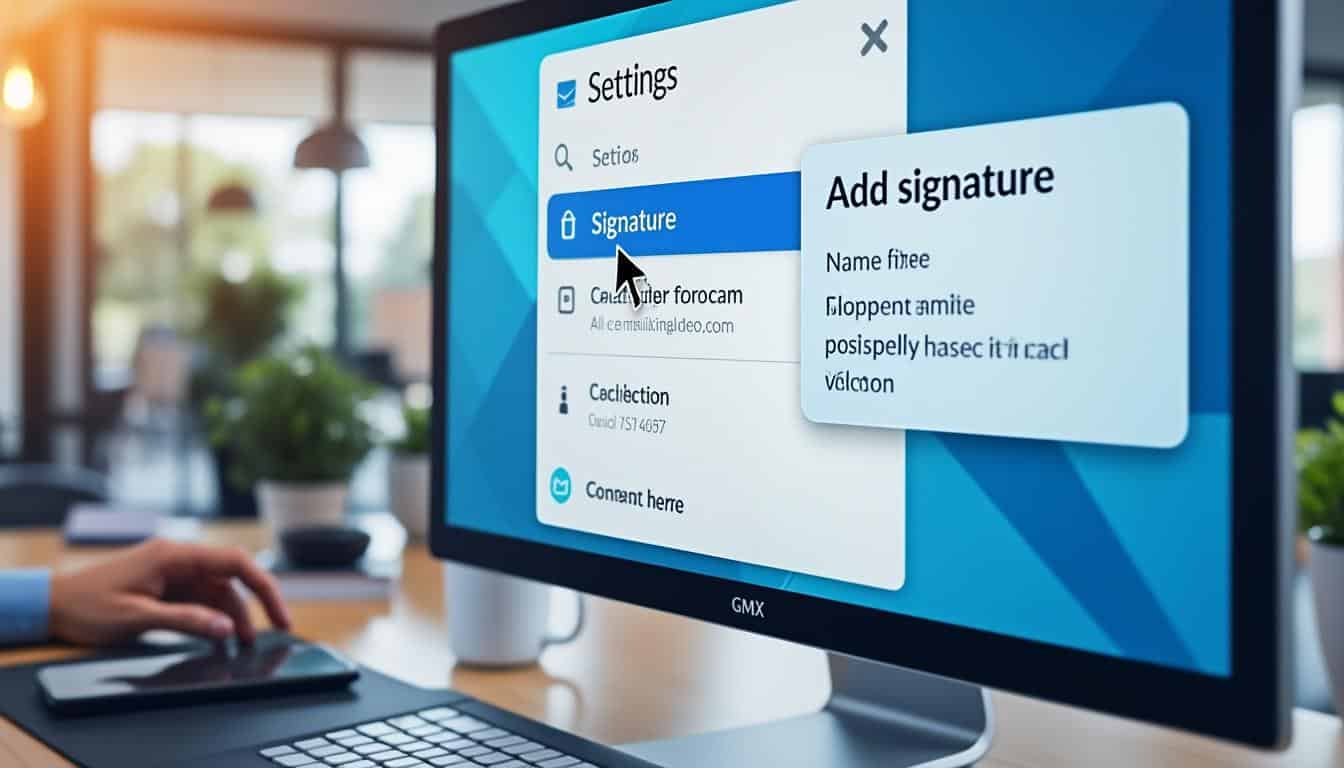 découvrez comment insérer facilement une signature personnalisée dans gmx. suivez nos étapes claires pour ajouter votre nom, vos coordonnées ou un message dans vos emails depuis gmx.