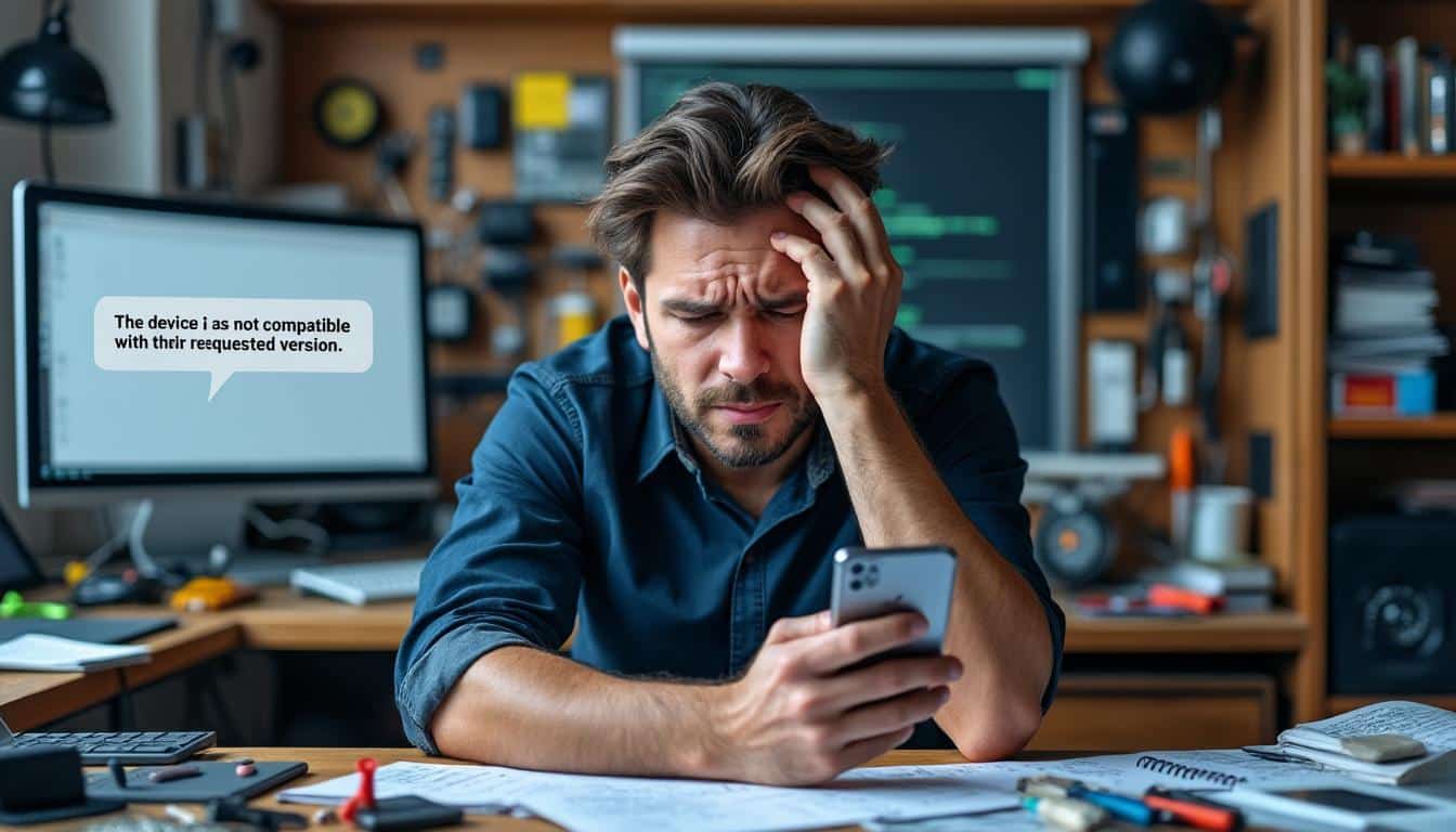 découvrez nos solutions simples et efficaces pour corriger l’erreur « l’appareil n’est pas compatible avec la version sollicitée » sur iphone et ainsi profiter pleinement de vos applications et mises à jour.