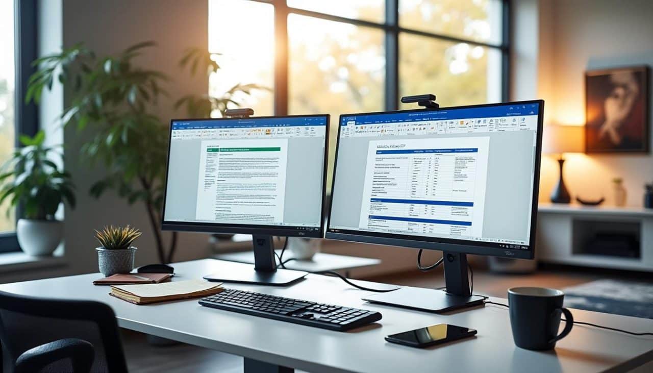 découvrez comment optimiser votre productivité en utilisant un double écran avec microsoft office. suivez nos conseils pratiques pour organiser vos tâches et améliorer votre confort de travail au quotidien.