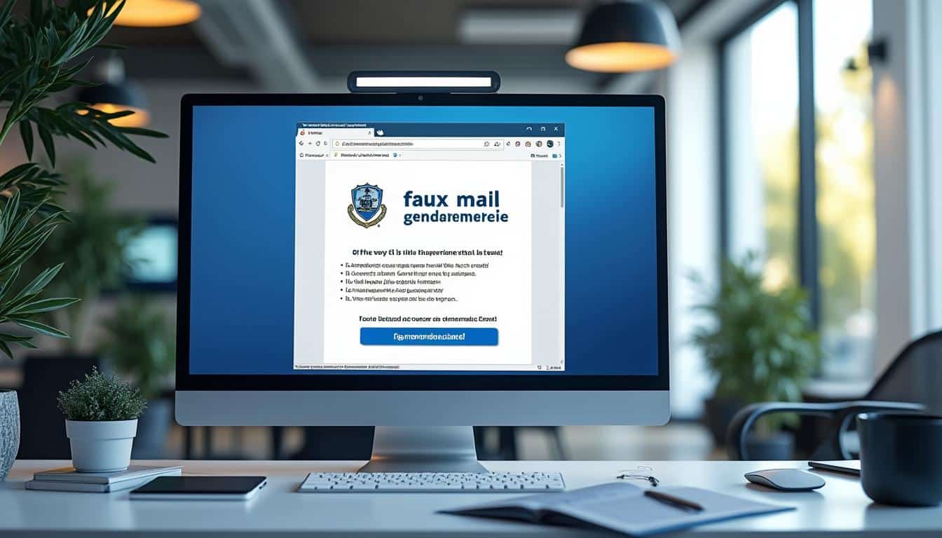 méfiez-vous des faux mails prétendant venir de la gendarmerie en 2023. découvrez comment les identifier, les risques encourus et les conseils pour vous protéger contre cette arnaque.