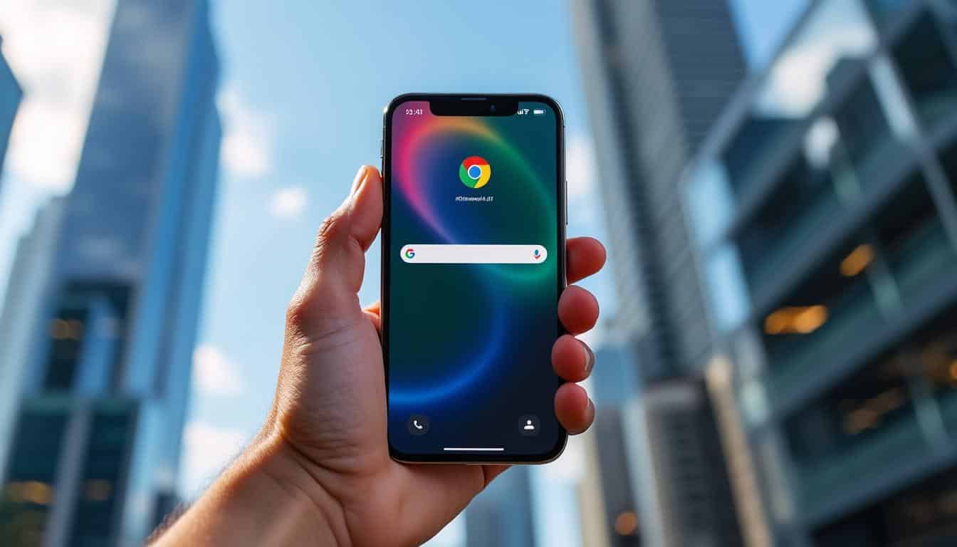 google chrome expérimente une nouvelle barre d'adresse placée en bas de l'écran sur iphone, offrant ainsi une navigation plus ergonomique et accessible pour les utilisateurs ios.