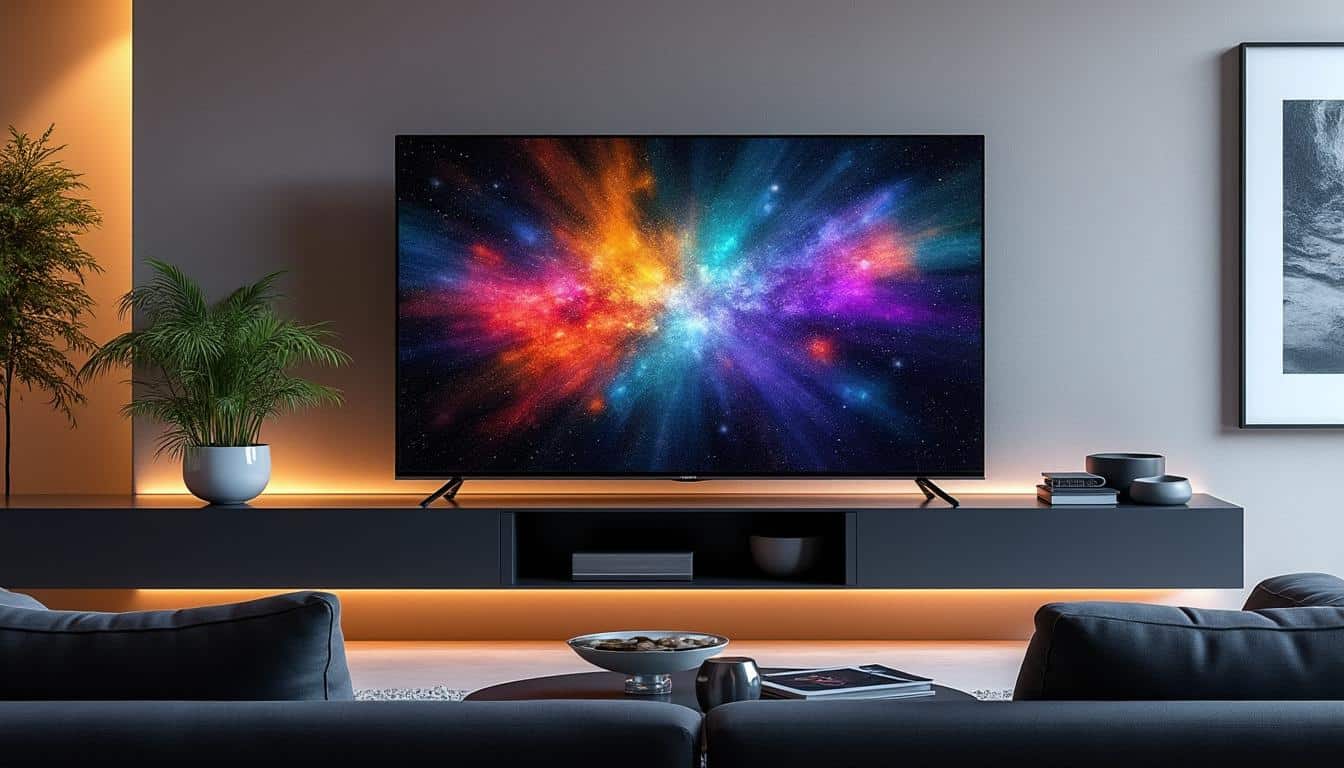 découvrez la taille réelle d'une télé 55 pouces en centimètres : largeur, hauteur et dimensions exactes pour bien choisir votre écran selon votre espace.