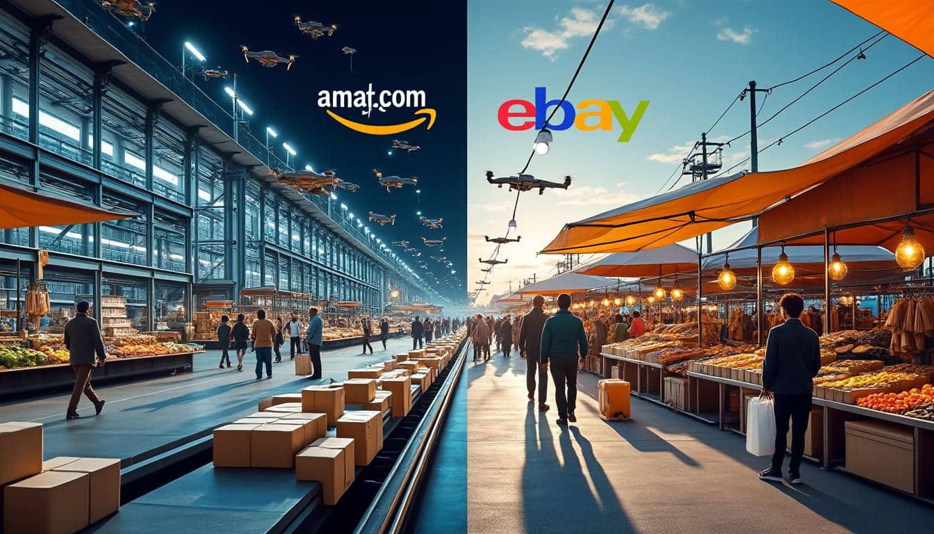 découvrez les principales différences entre amazon et ses concurrents comme ebay, leurs forces, faiblesses et ce qui les rend uniques sur le marché du commerce en ligne.
